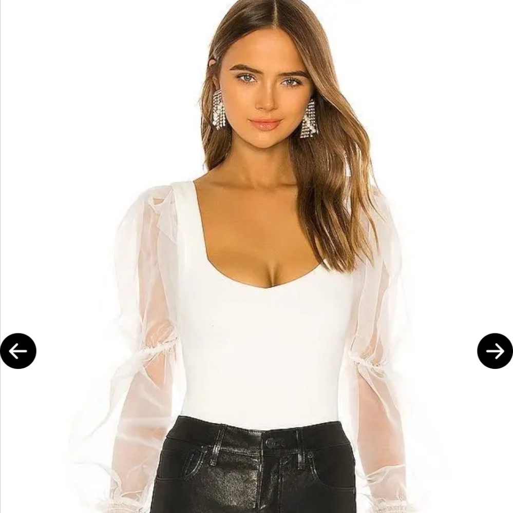 NWOT NBD Top Blaine Bodysuit Revolve